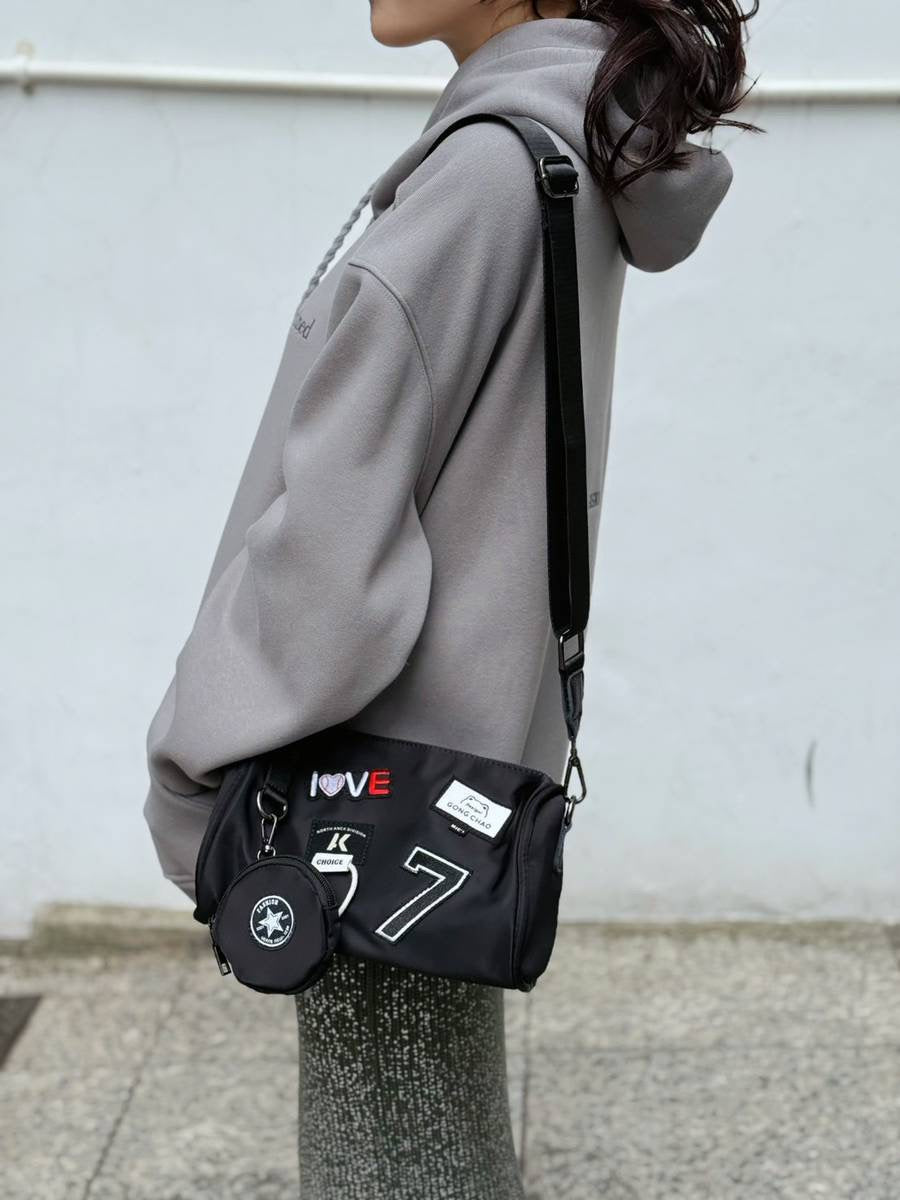 テキストロゴ裏起毛パーカー