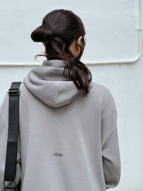 テキストロゴ裏起毛パーカー