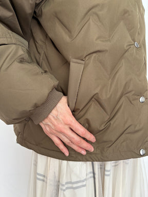 ジグザグキルティングダウンブルゾン