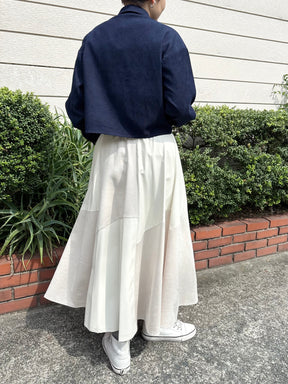 エコレザー＆バイヤスハギスカート