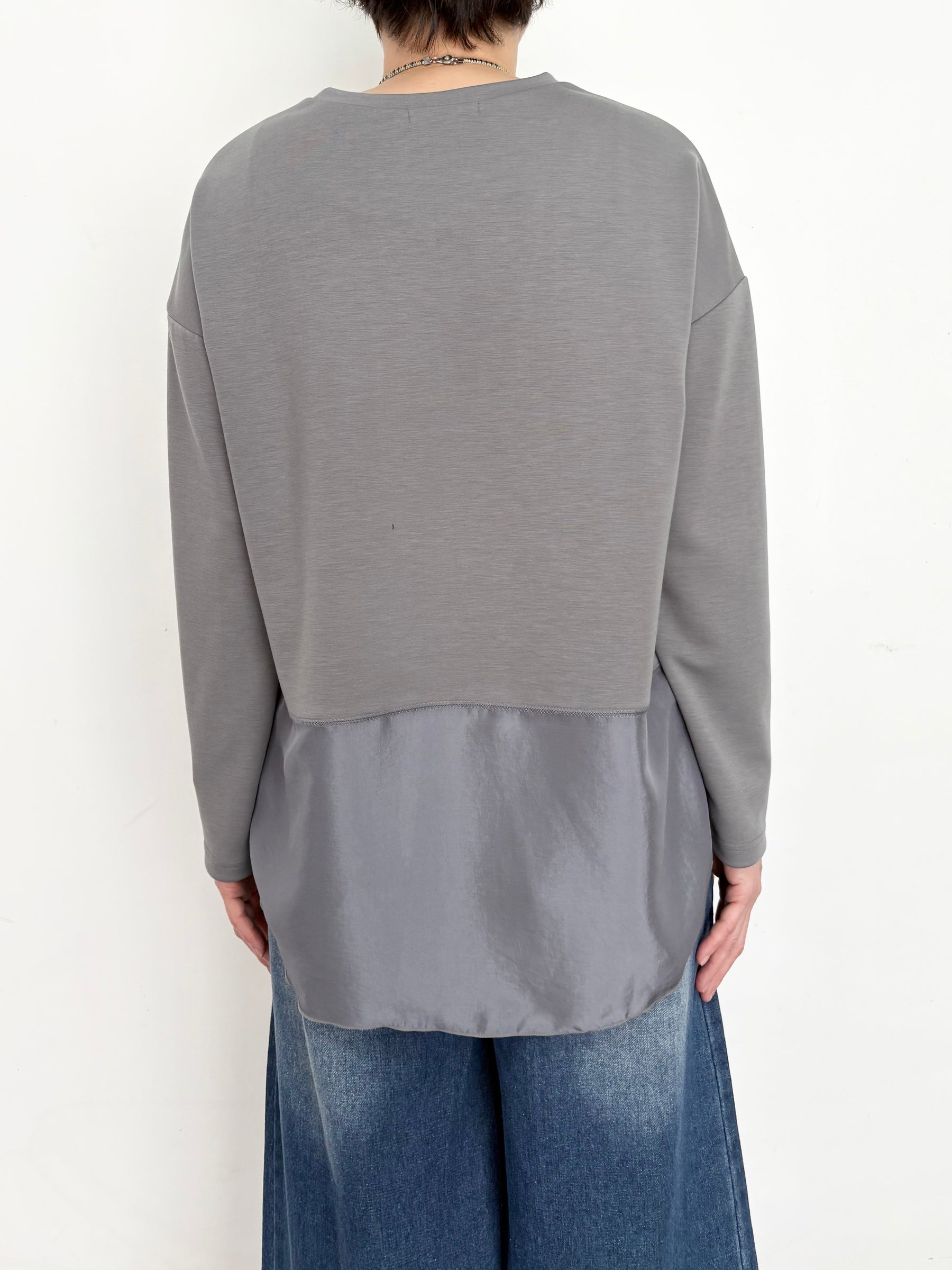 サテンドッキング ロゴカットソー