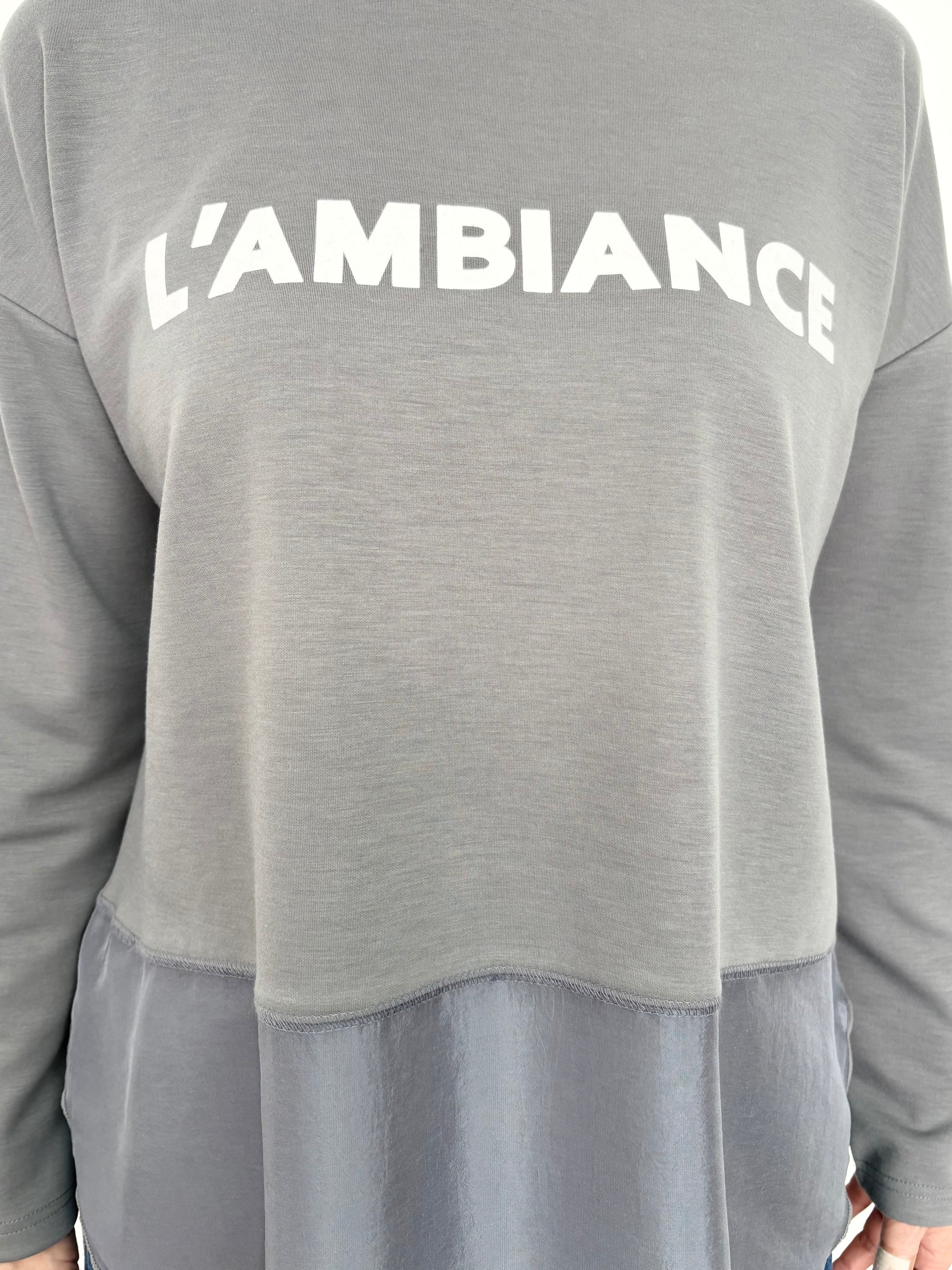 サテンドッキング ロゴカットソー