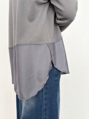 サテンドッキング ロゴカットソー