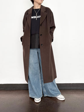 サテンドッキング ロゴカットソー