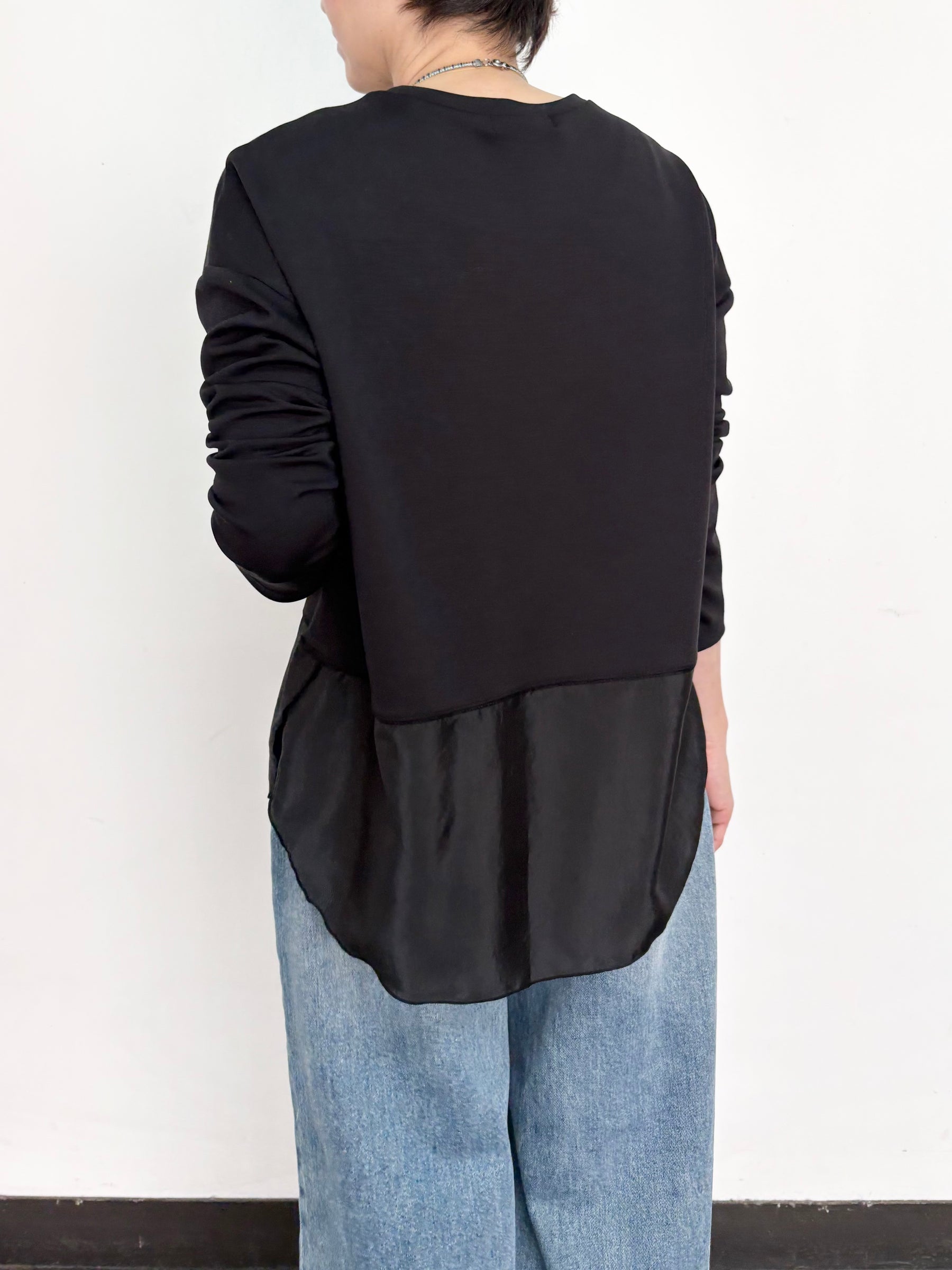 サテンドッキング ロゴカットソー