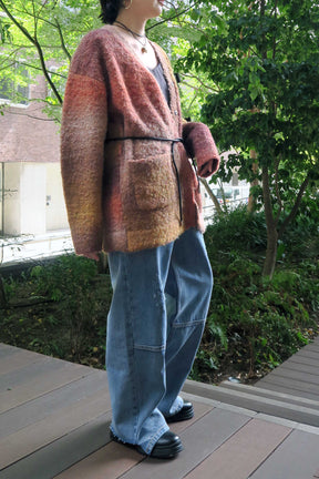ファンシーヤーンカーディガン