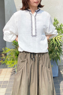 NOTSHY(ノットシャイ)ヘンリーネックブラウス 4402422LOUANISSE