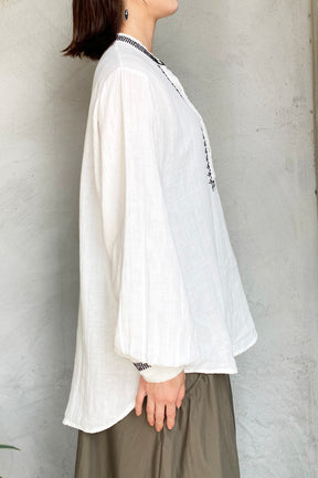NOTSHY(ノットシャイ)ヘンリーネックブラウス 4402422LOUANISSE