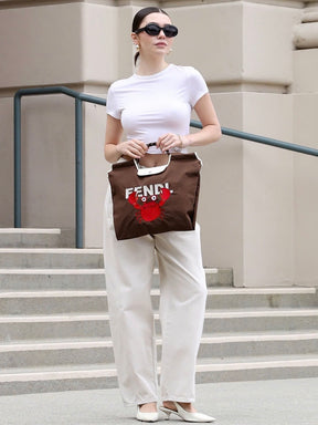 Account CRABフラップトートバッグ  │ CRAB MOTIF FLAP BAG
