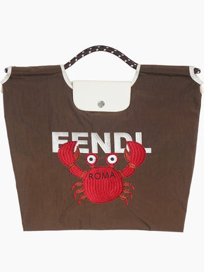 Account CRABフラップトートバッグ  │ CRAB MOTIF FLAP BAG