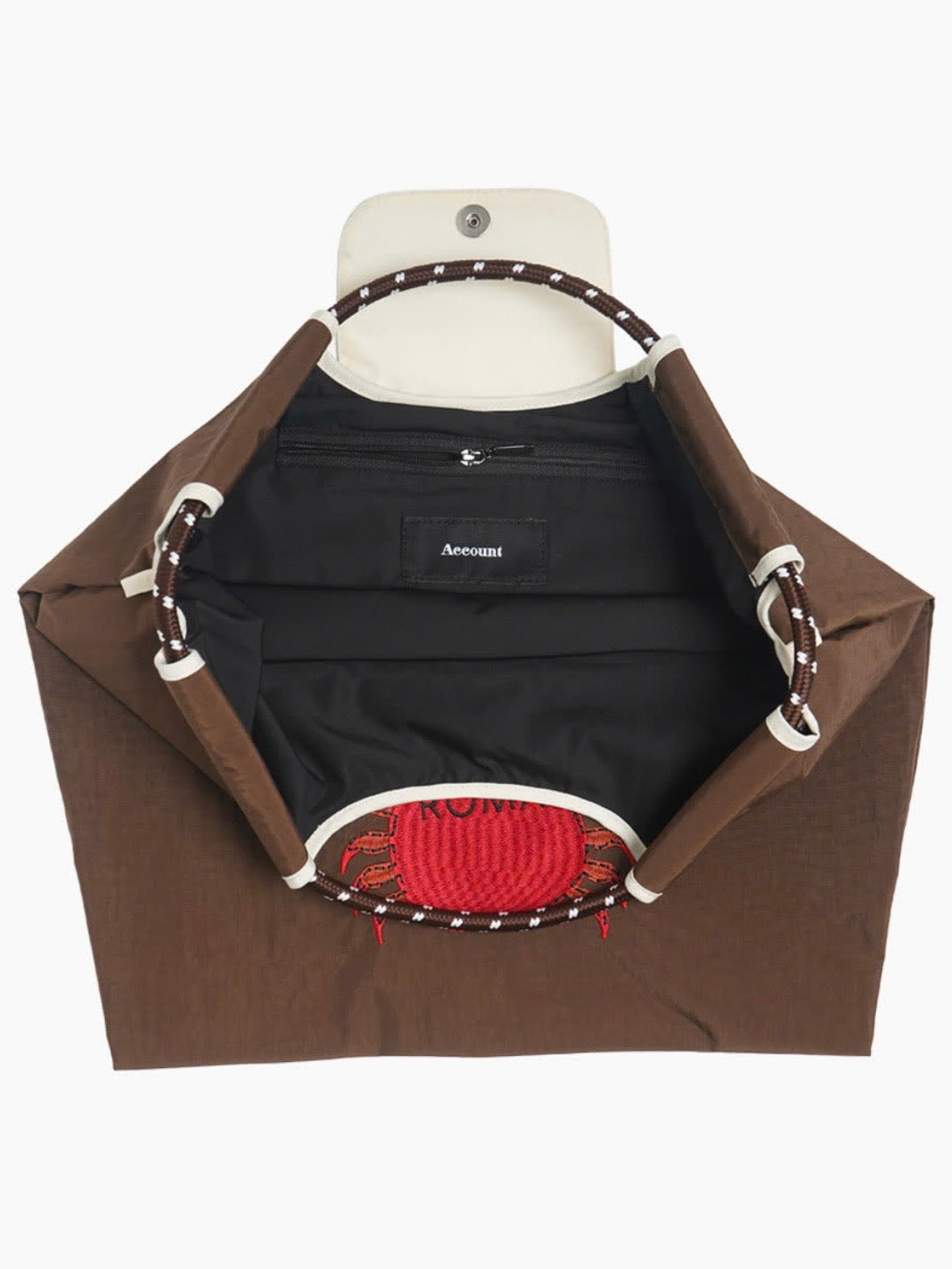 Account CRABフラップトートバッグ  │ CRAB MOTIF FLAP BAG
