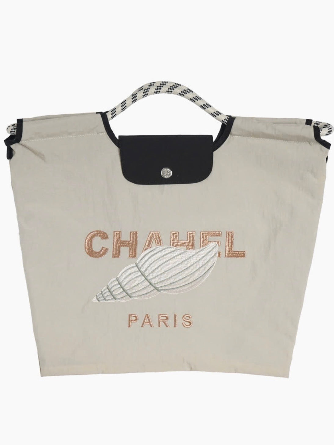 Account SPIRAL SHELLフラップトートバッグ  │ SPIRAL SHELL MOTIF FLAP BAG