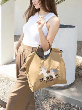 Account HORSE フラップトートバッグ │ HORSE FLAP TOTE BAG