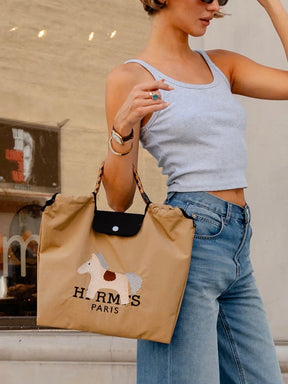 Account HORSE フラップトートバッグ │ HORSE FLAP TOTE BAG