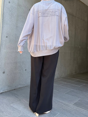 バックロゴカーディガン.