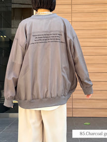 バックロゴカーディガン.