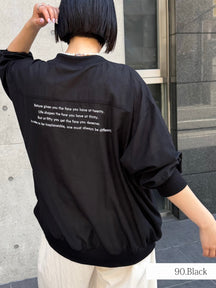 バックロゴカーディガン.