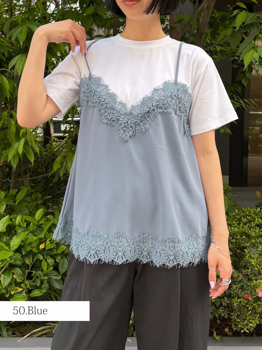 Anna kerry (アンナケリー)レースキャミTシャツ85262939