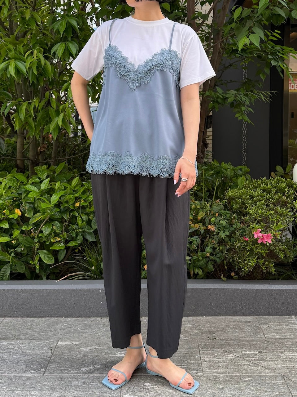 キャミTシャツ.