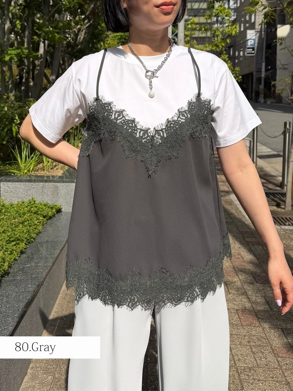 キャミTシャツ.