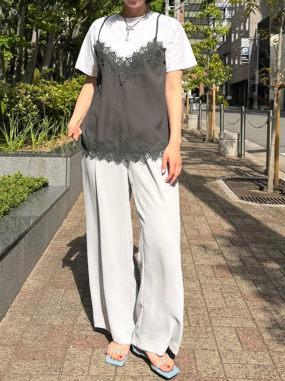 キャミTシャツ.