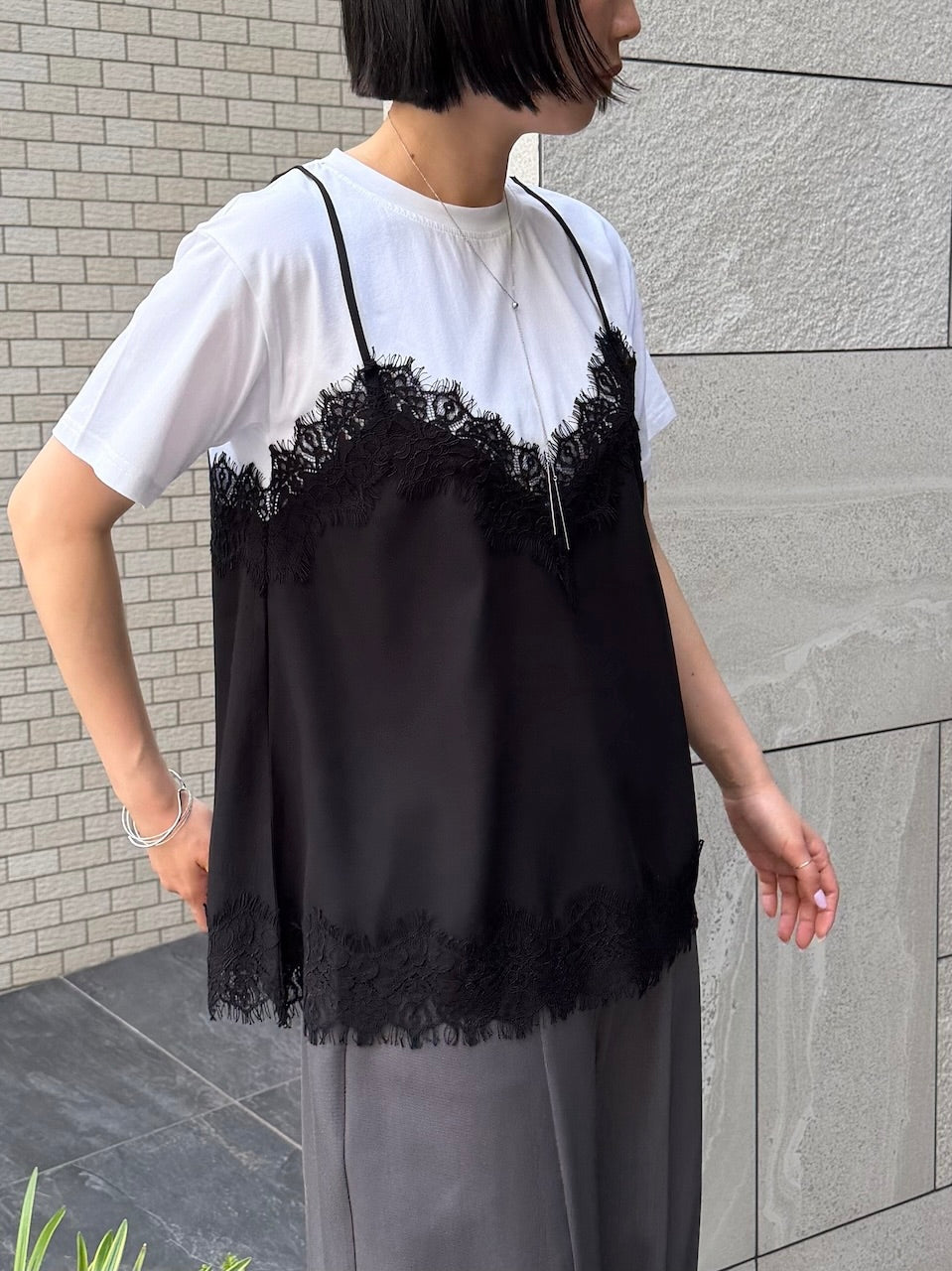 キャミTシャツ.