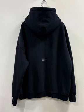 テキストロゴ裏起毛パーカー