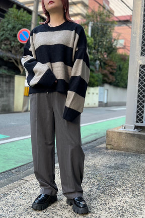 CHIGNON (シニヨン)  ボーダーショートニット 9235-345la レディース　トレンド