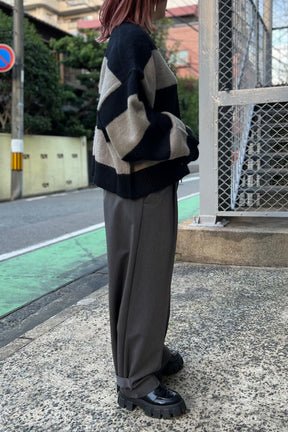 CHIGNON (シニヨン)  ボーダーショートニット 9235-345la レディース　トレンド