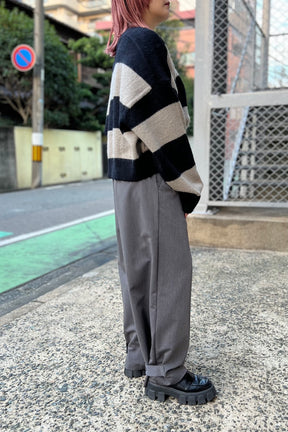 レディース　モード　ワイドパンツ パラシュートパンツ グレー