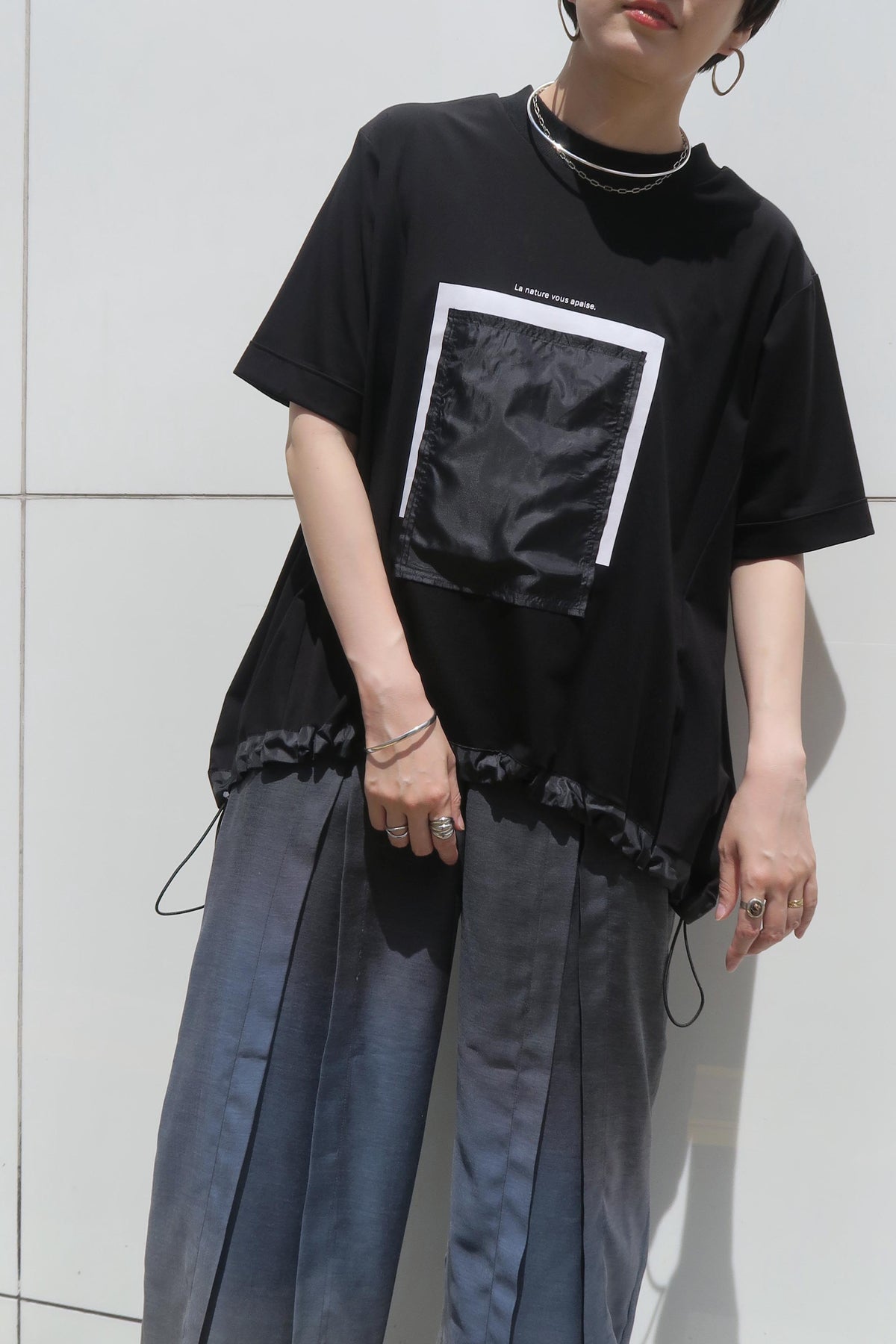 33℃  (サーティスリー)　ドライカノコ パッチ  カットソー Tシャツ/モード/レディース/トレンド