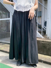 ギャザーワイドパンツ