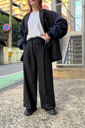 レディース　モード　ワイドパンツ パラシュートパンツ