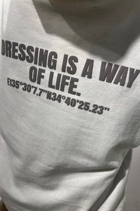 アシメファースリーブフーディー