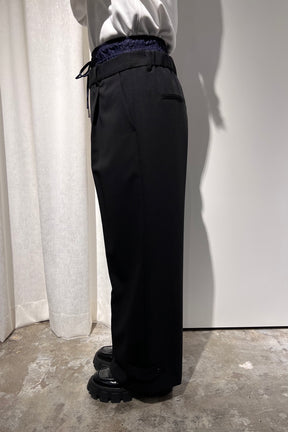 ダブルウエストパンツ
