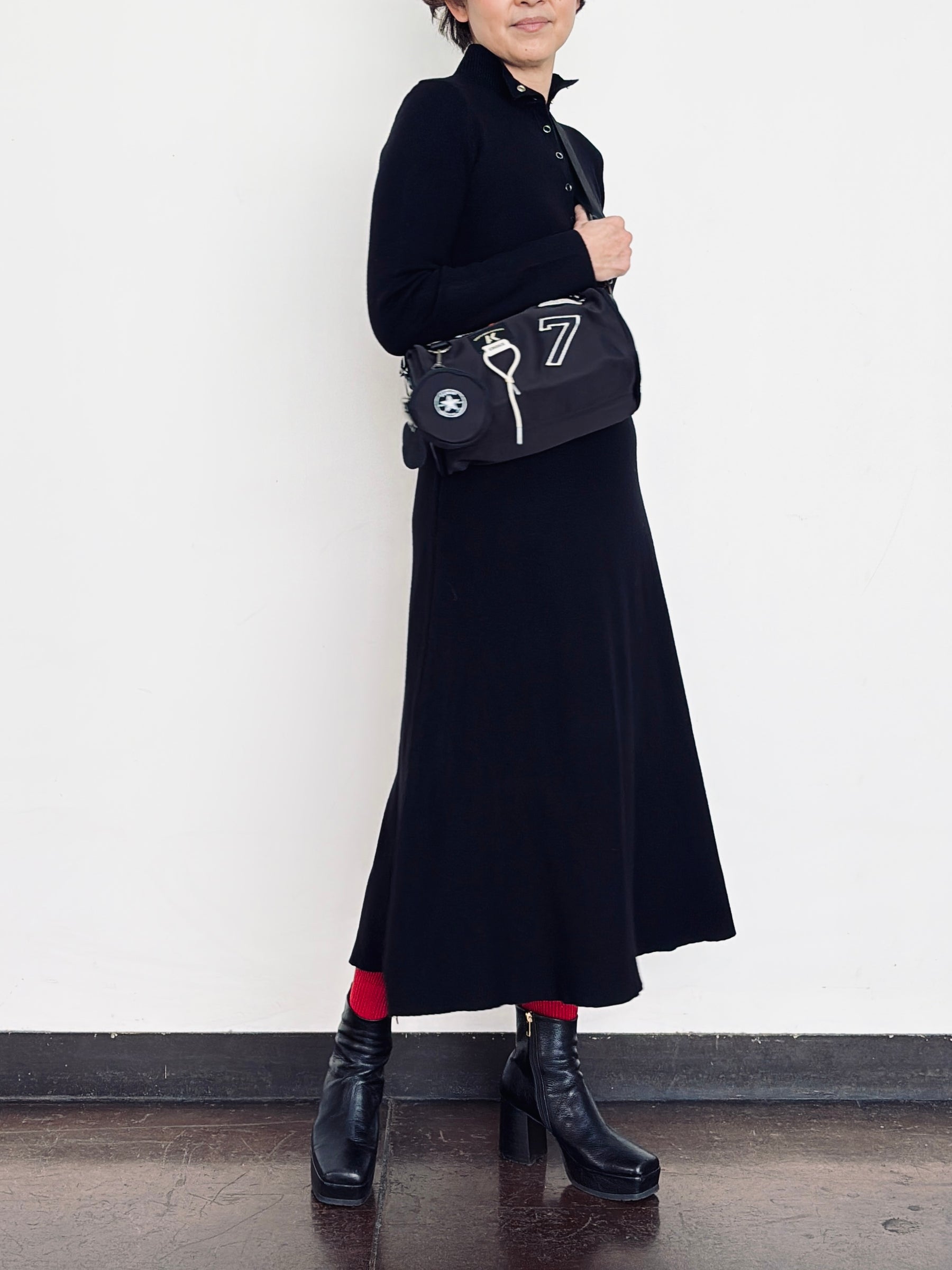 ポーチ付ショルダーバッグ