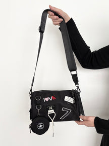 ポーチ付ショルダーバッグ