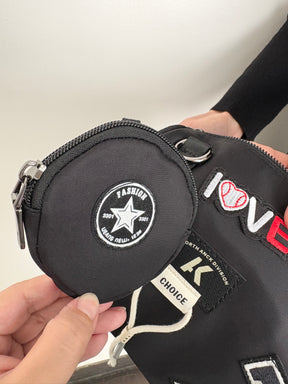 ポーチ付ショルダーバッグ