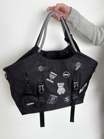 ランダムロゴ2WAYナイロントートバッグ