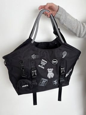 ランダムロゴ2WAYナイロントートバッグ