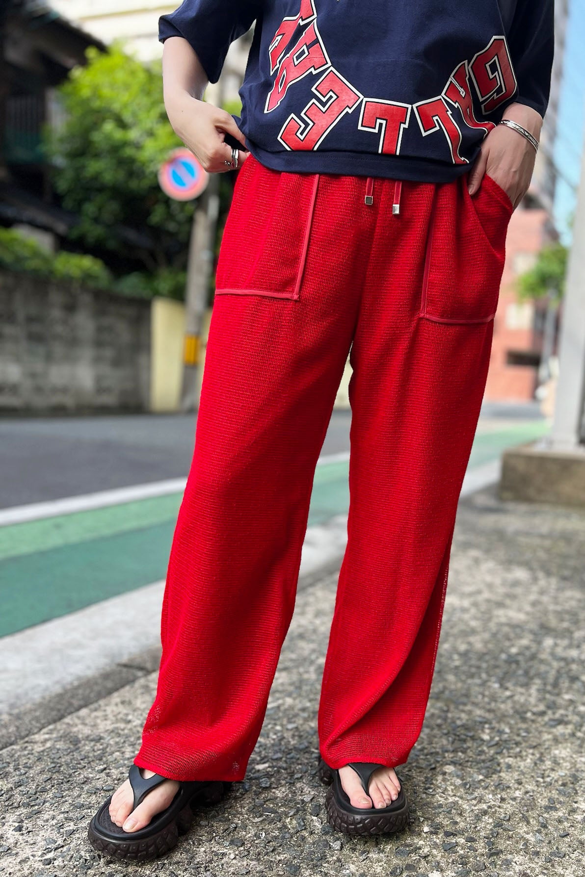 メッシュポケットパンツ