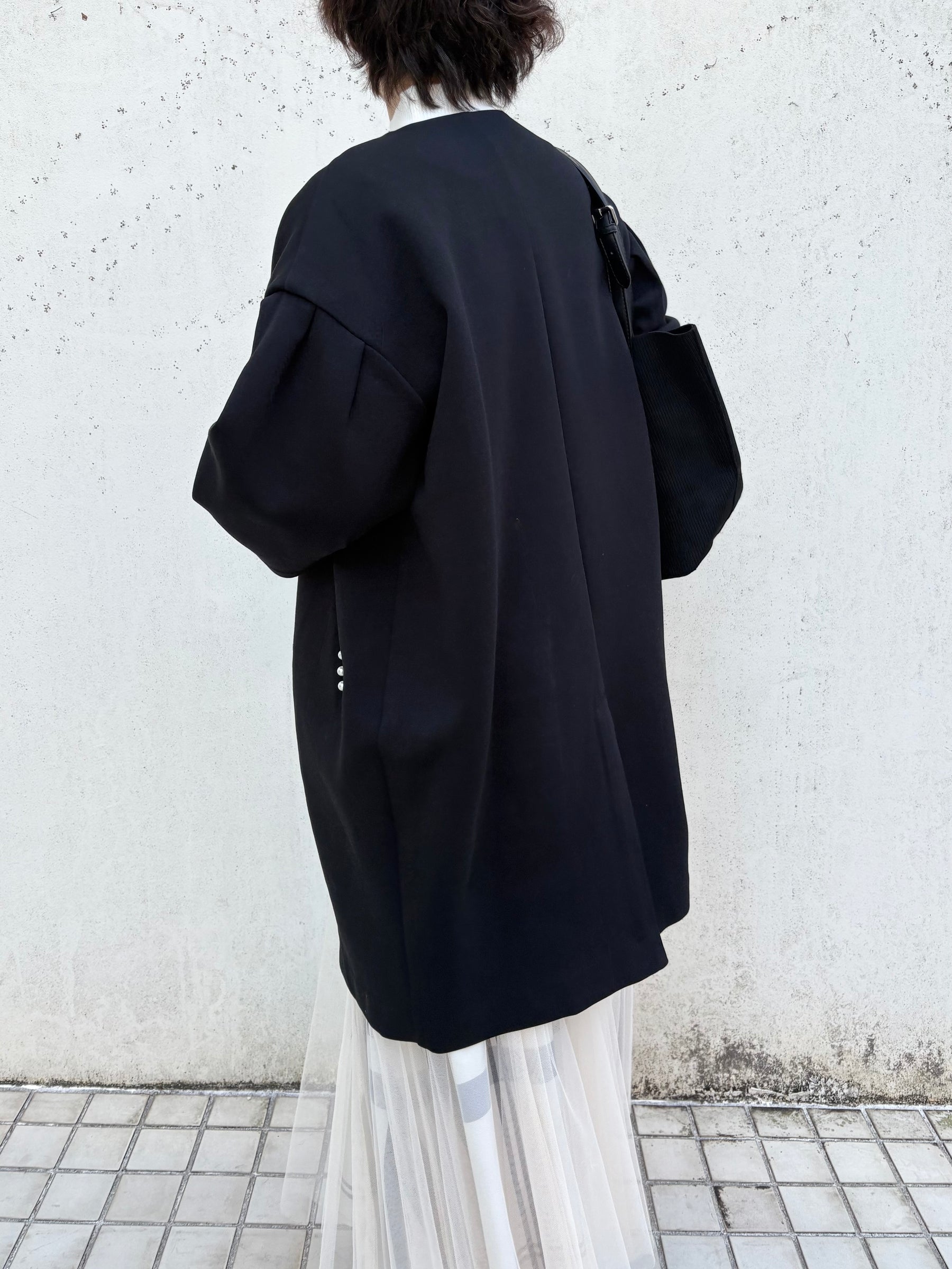 ポケットパール付きコート