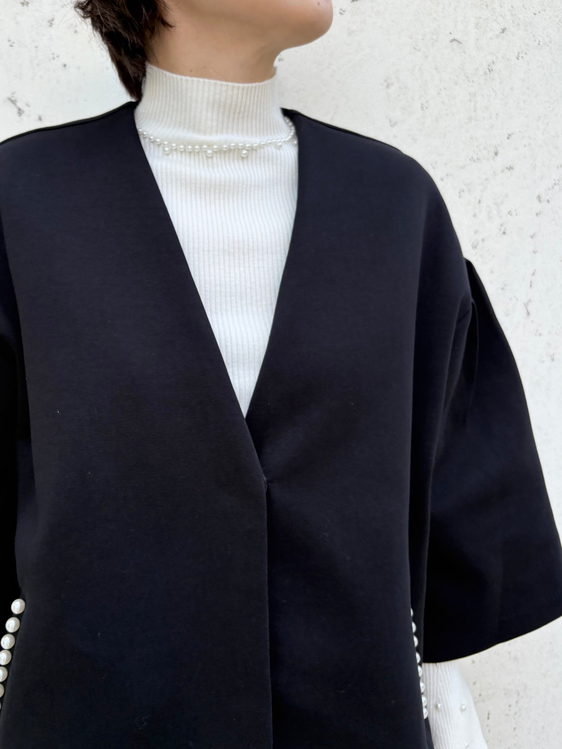 ポケットパール付きコート