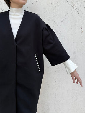 ポケットパール付きコート