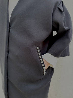 ポケットパール付きコート