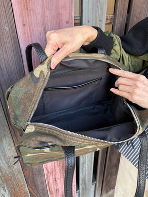 カモフラージュミニボストンバッグ