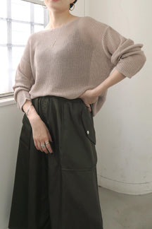 メッシュニット シアー