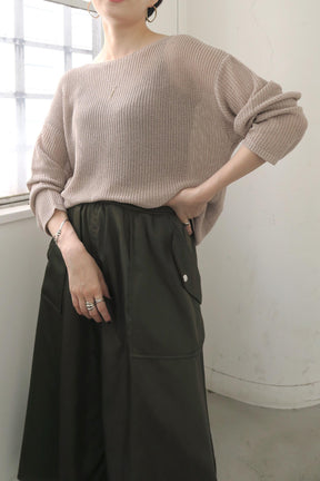 メッシュニット シアー