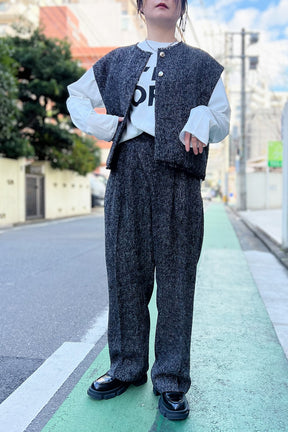 CHIGNON (シニヨン) ツイードアジャストパンツ 3646-495MK