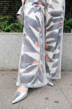 MONiLE (モニーレ)チュールワイドパンツ 700511　ホワイト